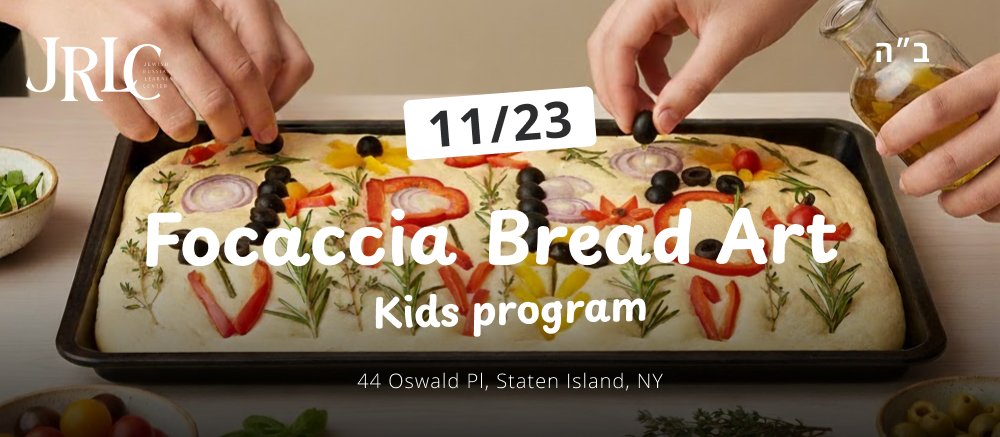 Focaccia garden for kids. Thanksgiving event.